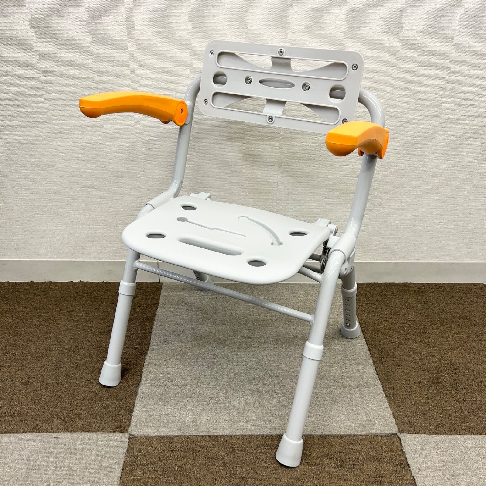 パナソニックエイジフリー シャワーチェア Air ミドルSPワンタッチ プレミアム/モカブラウン/- PN-L41841BR モカブラウン 471729 2243 - 代引不可 | パナソニックエイジフリー シャワーチェア(ユクリアAir