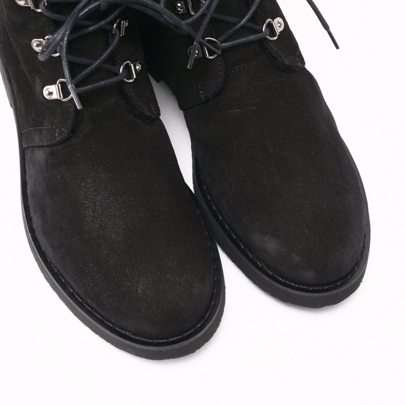 ジュゼッペザノッティ ブラックスエードムートンブーツ 44 ジュゼッペ