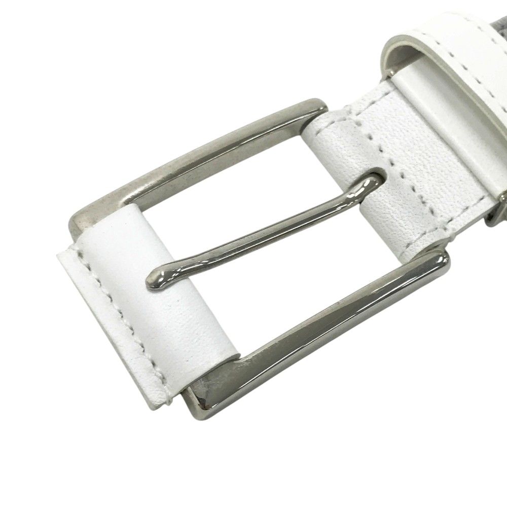 パーリーゲイツ グレー ベルト PEARLY GATES パーリーゲイツ レザーベルト ロゴ総柄 グレー系