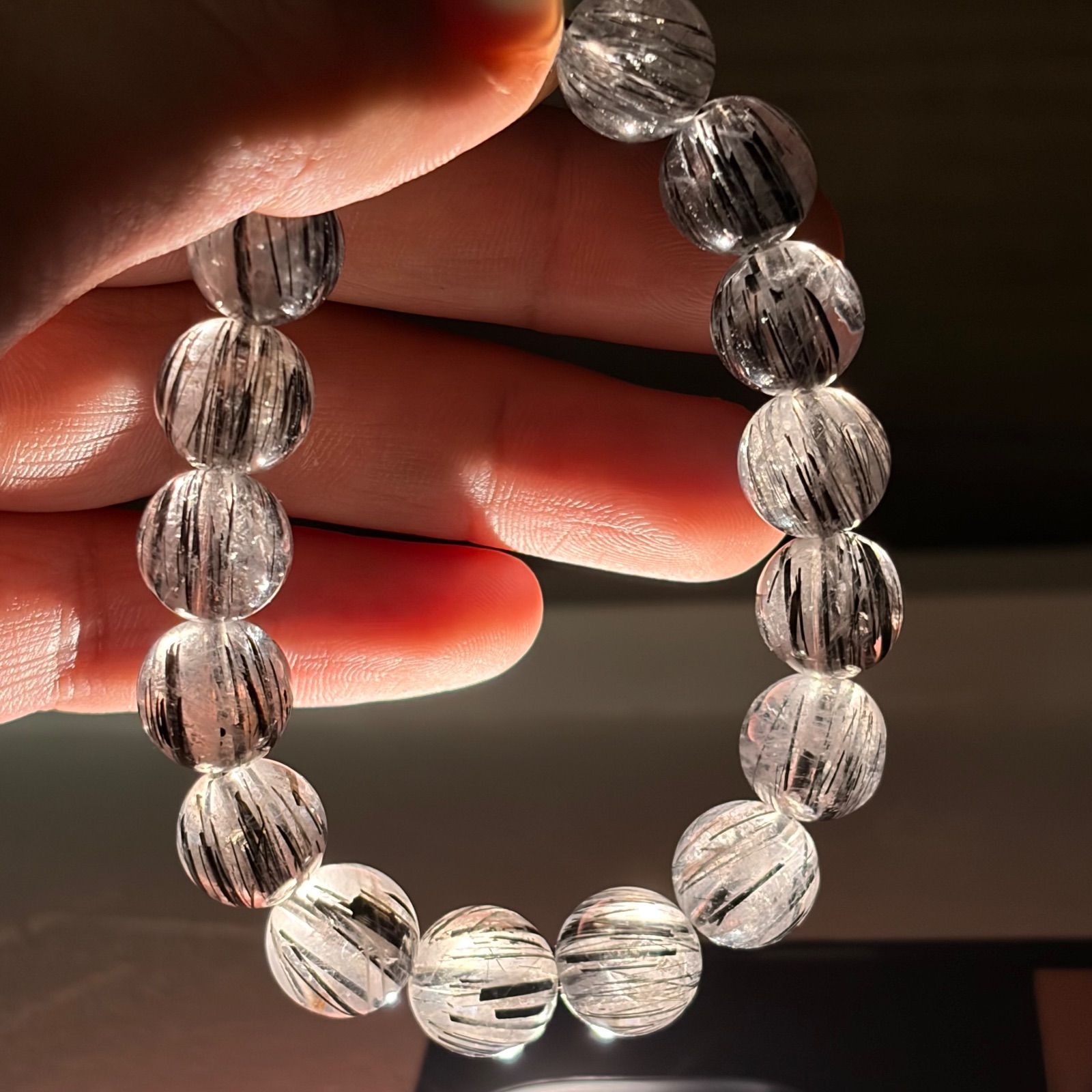 ブラックルチルクォーツ 黒針水晶