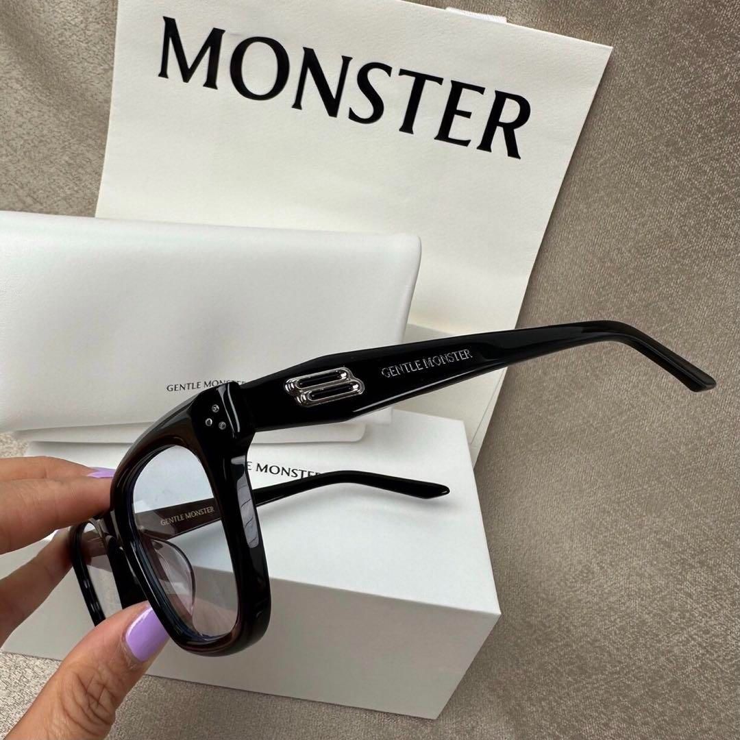 新品 付属品あり Gentle Monster ジェントルモンスター サングラス HOVO 01B