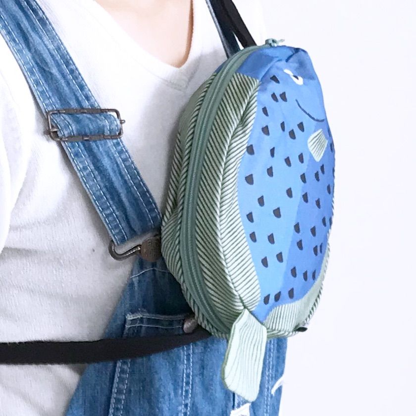 おさかなバッグ R / ADULT マトウダイ 防水ショルダーバッグ DON FISHER ドンフィッシャー John Dory Adult スペイン 輸入雑貨 ブルー-6