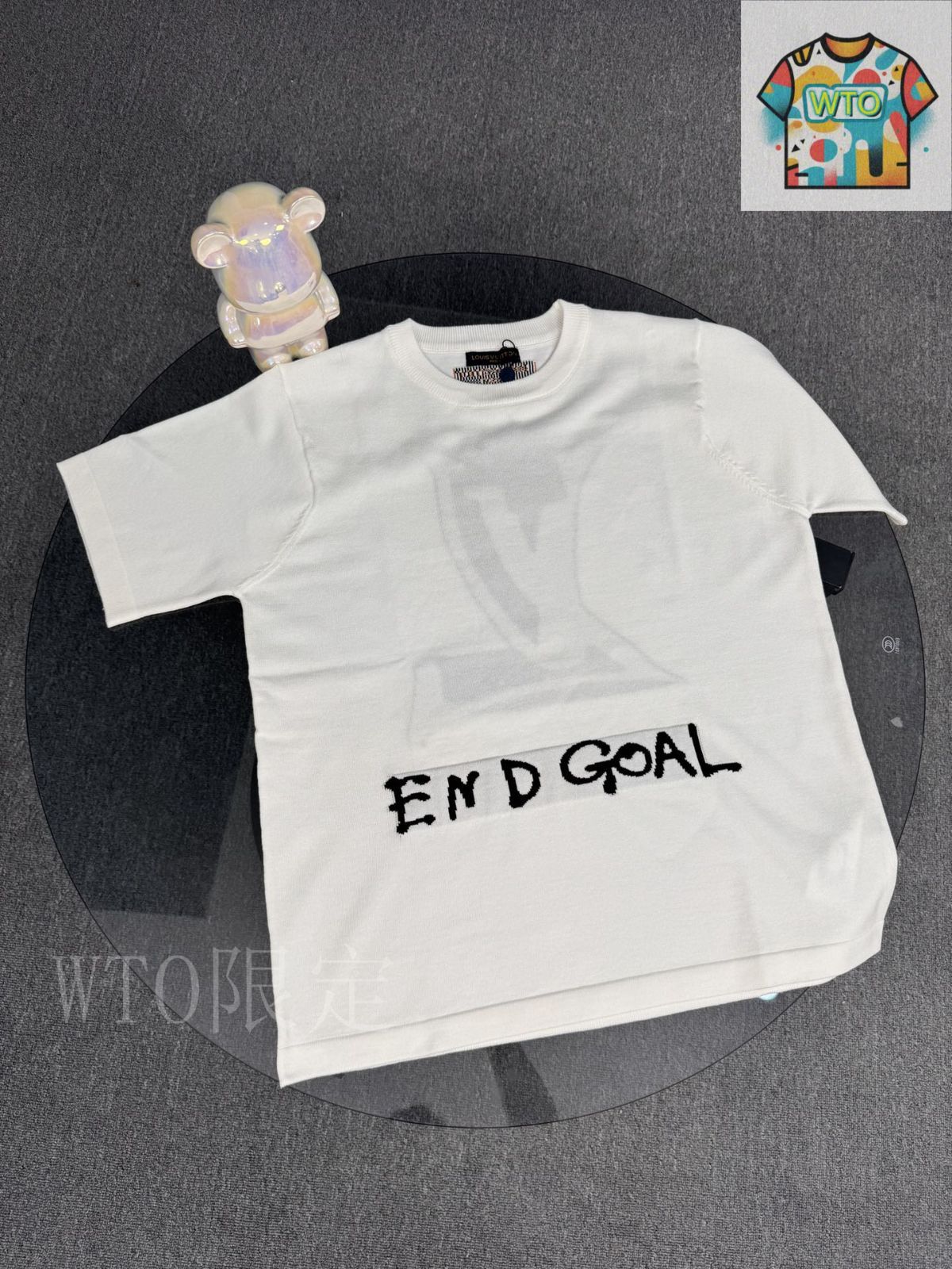 今日特価】Louis Vuitton 25SS ロゴ大デザイン ニット T シャツ