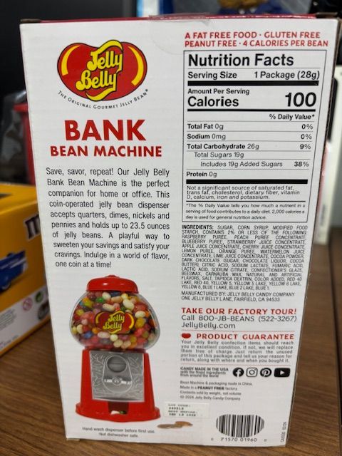 Jelly Belly Beans クラシックディスペンサー型 貯金箱