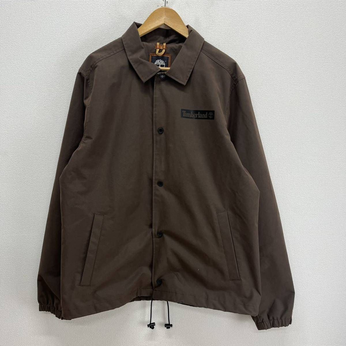 Timberland ティンバーランドコーチジャケット コットンナイロン ロゴ 