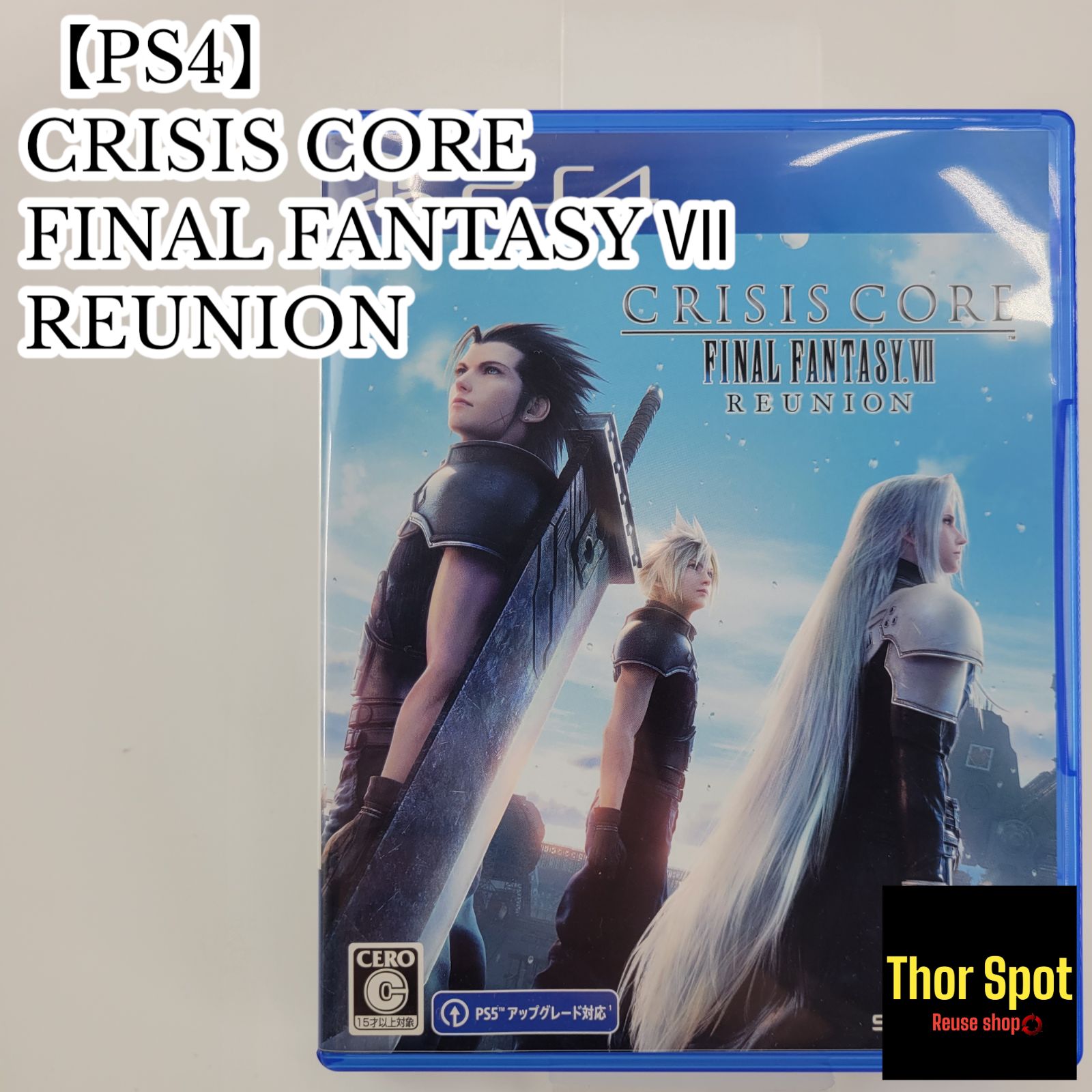 FINAL FANTASY Ⅶ CRISIS CORE REUNION ファイナルファンタジー7 クライシスコア リユニオン PS4  PS5アップグレード対応 C指定 動作確認済み 人気タイトル - メルカリ