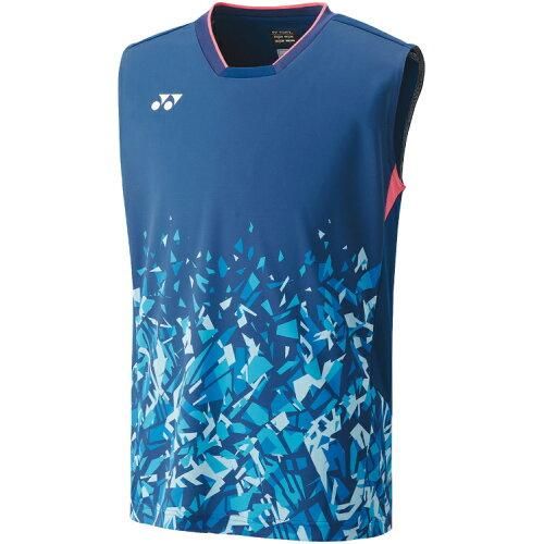 【新品・5営業日で発送】YONEX ヨネックス メンズゲームシャツ(ノースリーブ) (10520) 色 : ミッドナイト サイズ : S 