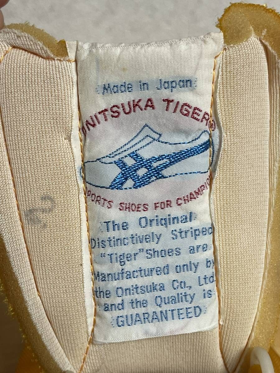 38 未使用品 60s 70s Onitsuka Tiger オニツカタイガー マラソンシューズ マラップ ナイロン DX イエロー スニーカー  23cm デッド - メルカリ