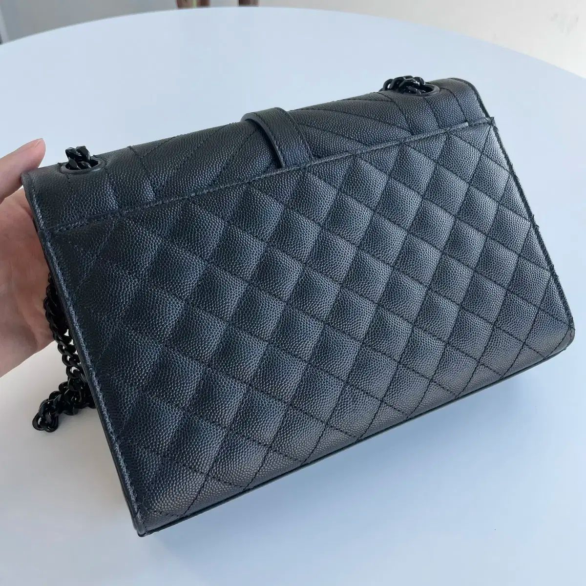 Saint Laurent サンローラン エンベロープ ミディアム チェーン ショルダーバッグ DECORATOM_COM_BR