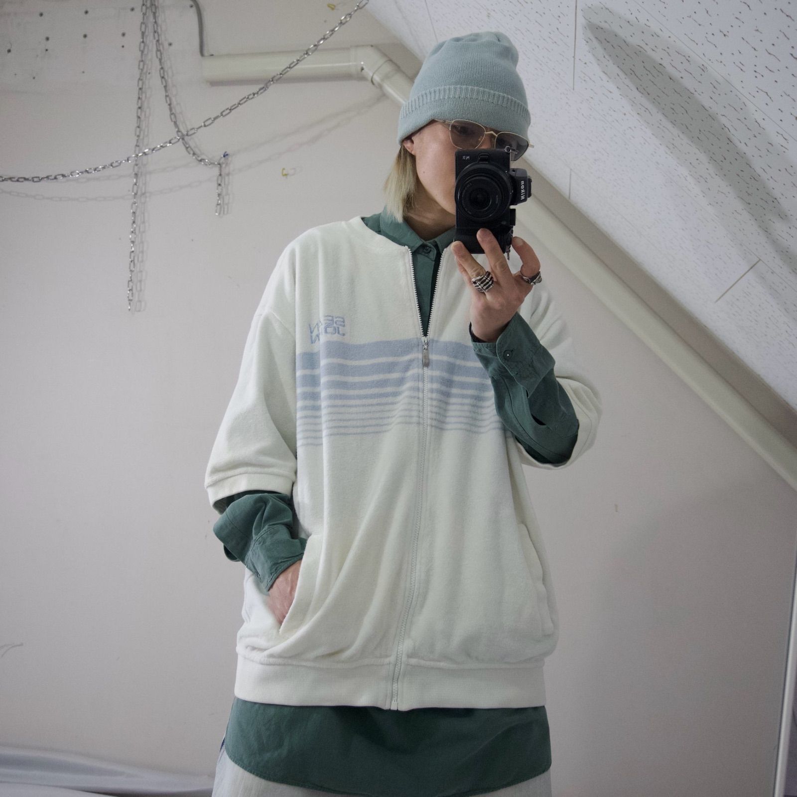 ショーンジョーン　セットアップ　sean john パイル生地 ショーンジョーンセットアップsean john パイル生地