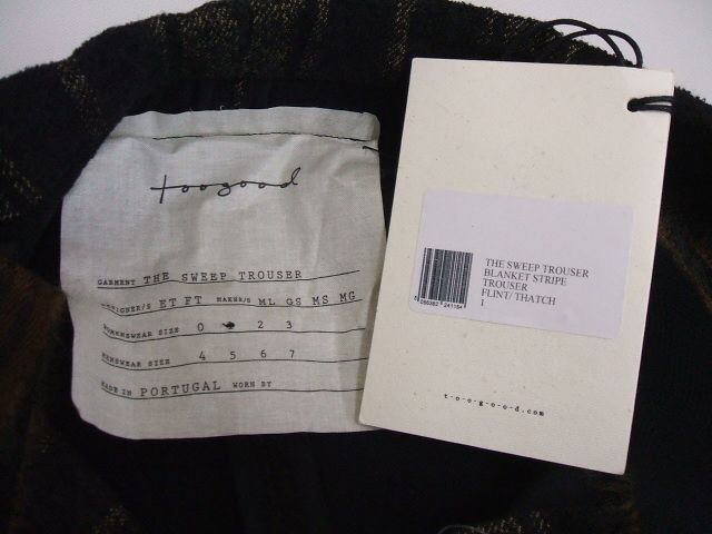  toogood sweep trouserサスペンダーパンツ 定価165000円 パンツ 21 AW ブラック系 ブラウン メンズ トゥーグッド 2-1115 T その他 メンズ