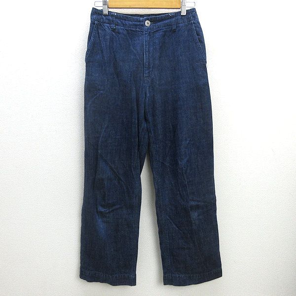 H■アーバンリサーチ/URBAN RESEARCH DOORS DR04-24M402 ワイドデニムパンツ ジーンズ【40】LADIES■105【中古】