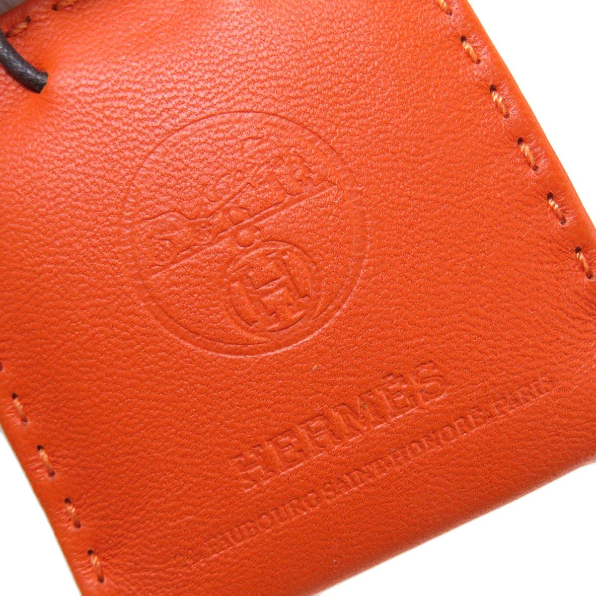 HERMES エルメス バッグチャーム サックオランジュ オレンジ