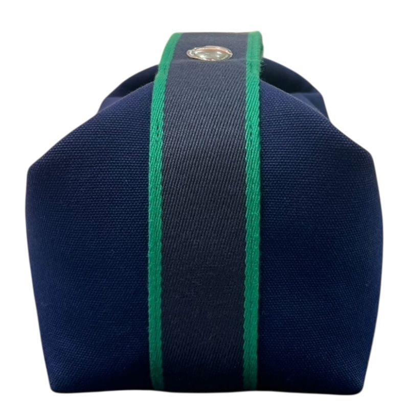 エルメス HERMES ブリッドアブラックPM ネイビー・グリーン トワル  