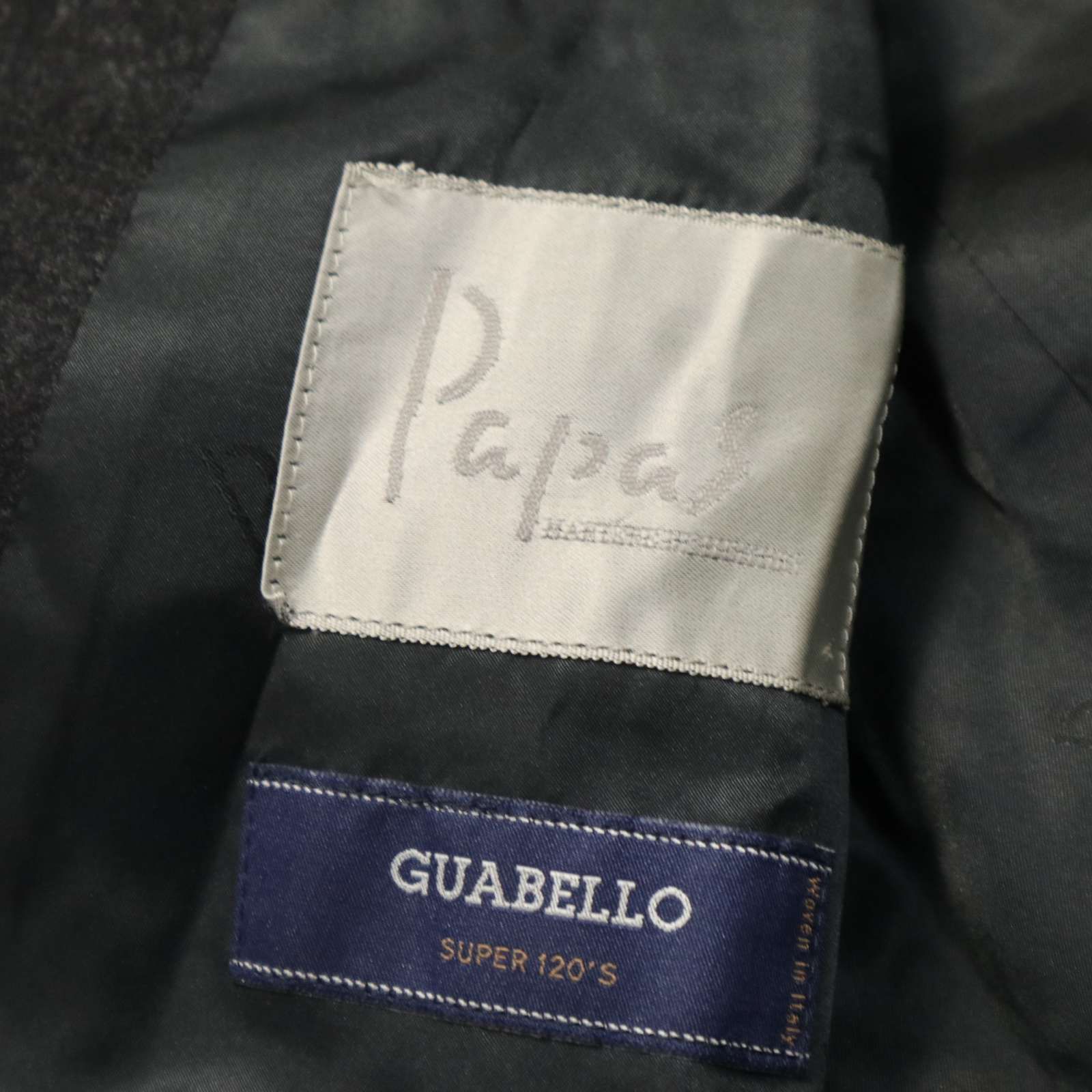 Papas パパス 秋冬 イタリア製 GUABELLO社 SUPER120'S生地