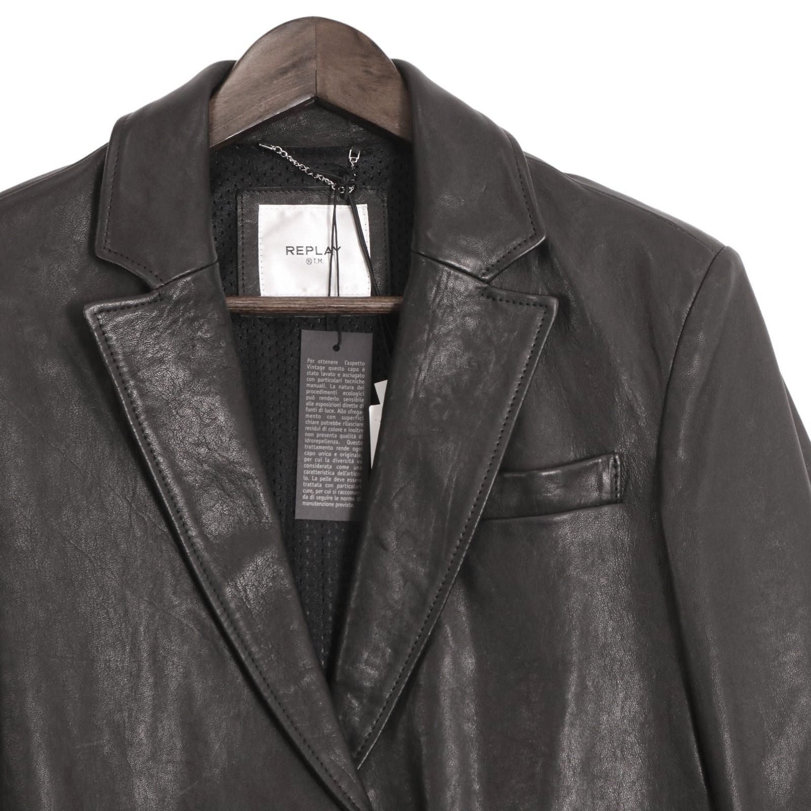 14.3万 REPLAY リプレイ レザージャケット - メルカリ 