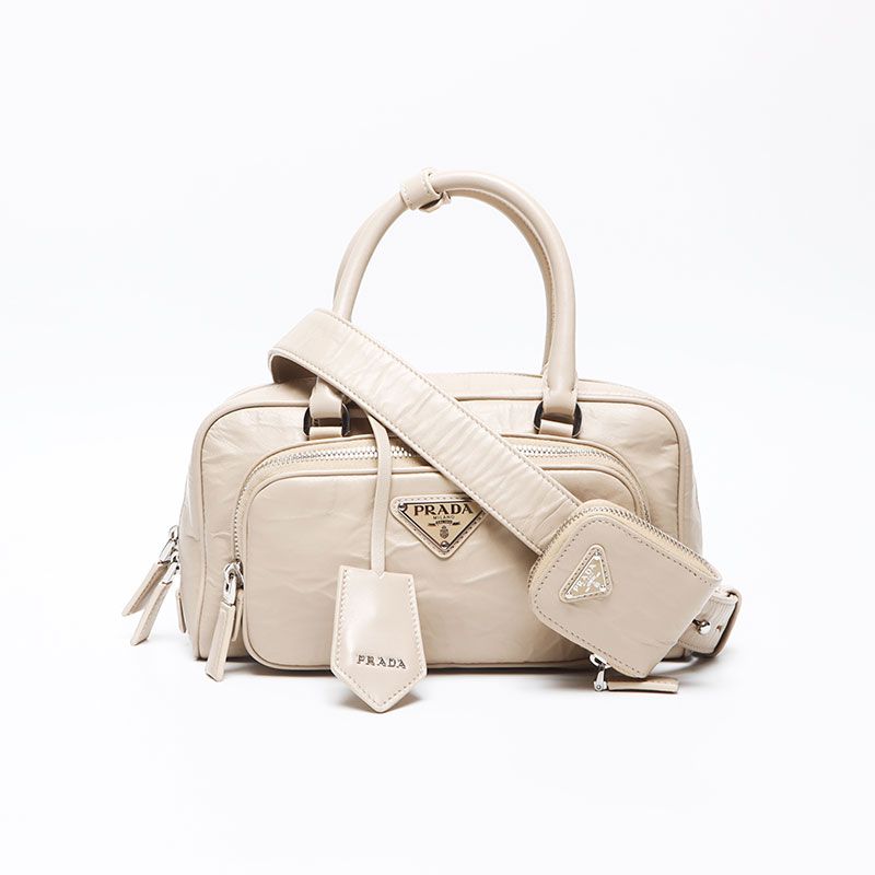 PRADA / アンティーク ナッパショルダーバッグ ☆PRADA / プラダ☆ナッパ・アンティークレザーショルダーバッグ