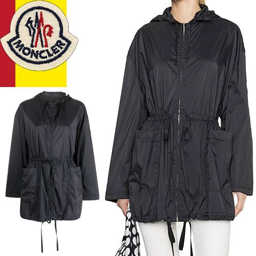 モンクレール MONCLER ナイロンジャケット パーカー レディース レイン ...