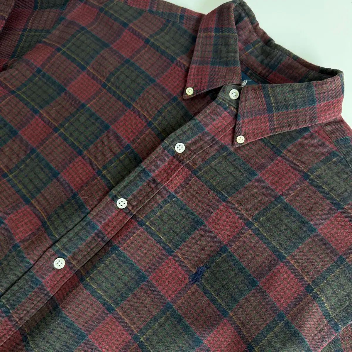 Polo ポロ Ralph Lauren ラルフローレン 90s タータン チェック オーバーサイズ シャツ