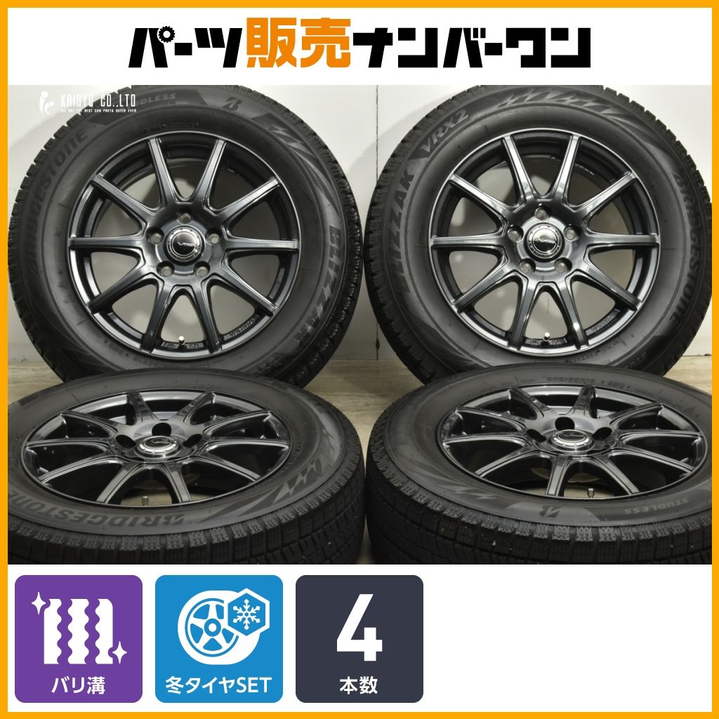 バリ溝】VATRRA 16in 6.5J +48 PCD114.3 ブリヂストン