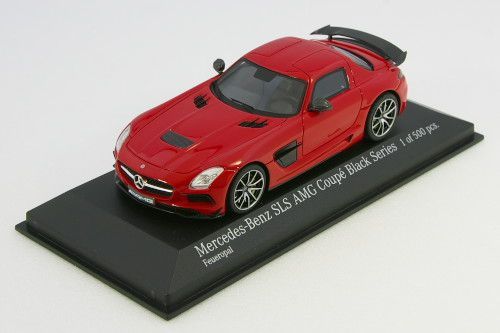ミニチャンプス 1/43 メルセデス・ベンツ SLS AMG ブラックシリーズ ミニチャンプス 1/43 メルセデス・ベンツ SLS AMG クーペ ブラック