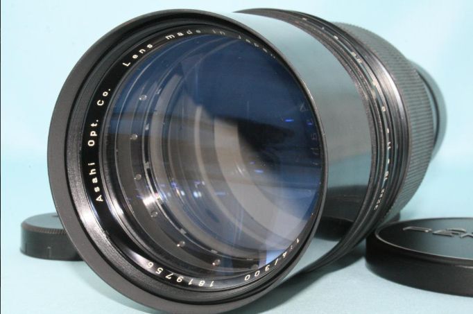 最初期 Pentax Takumar 300mm F5.6 三脚座付き 返品保証 M42マウント