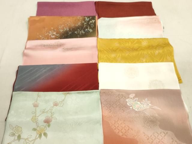 平和屋着物 和装小物 帯揚げ10枚セット 正絹 DAAX2045xg