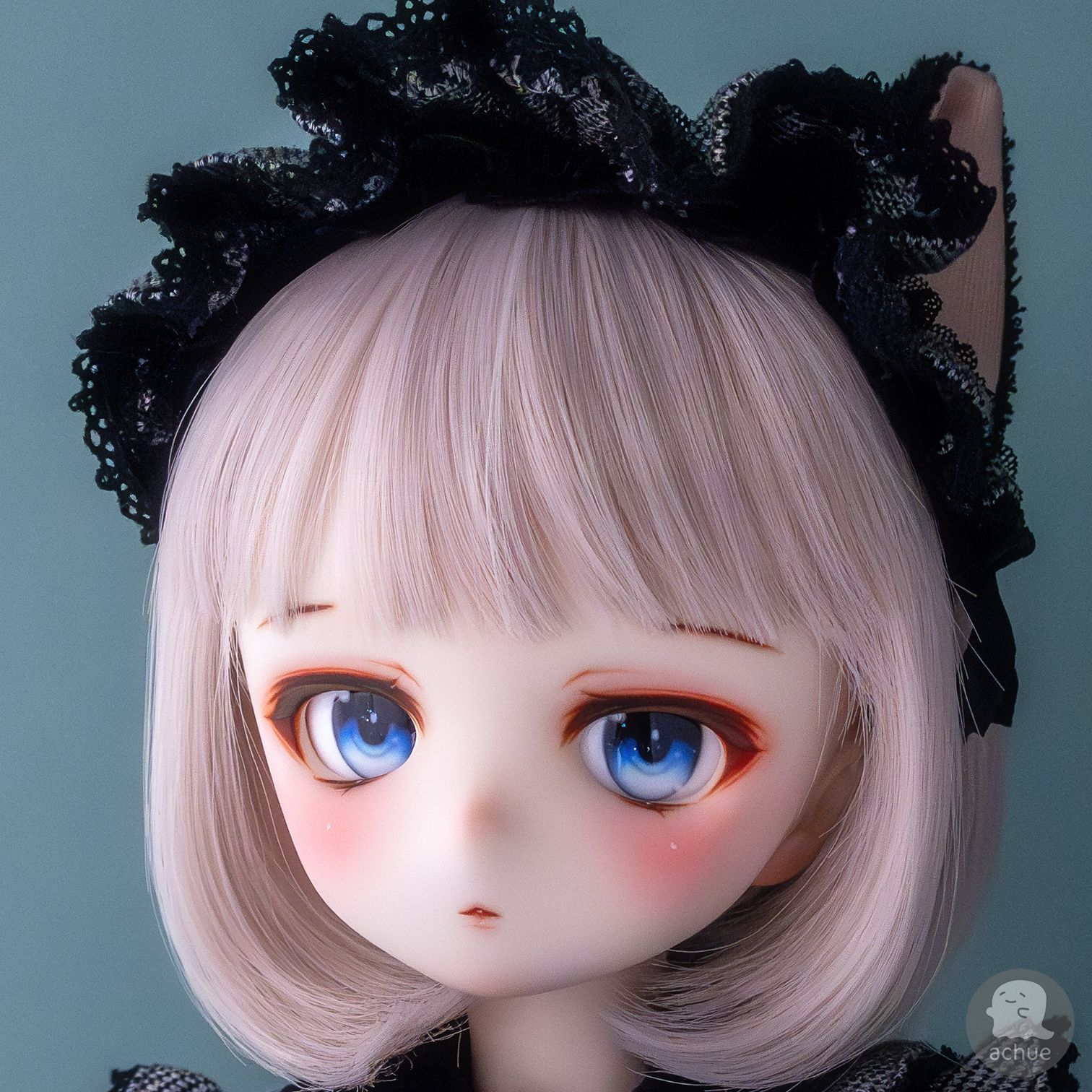 ②VOLKS DDH-01 セミホワイト肌 カスタムヘッド + アイ2種 MDD ac-072-VDh01［やや難あり］［achue］ - メルカリ