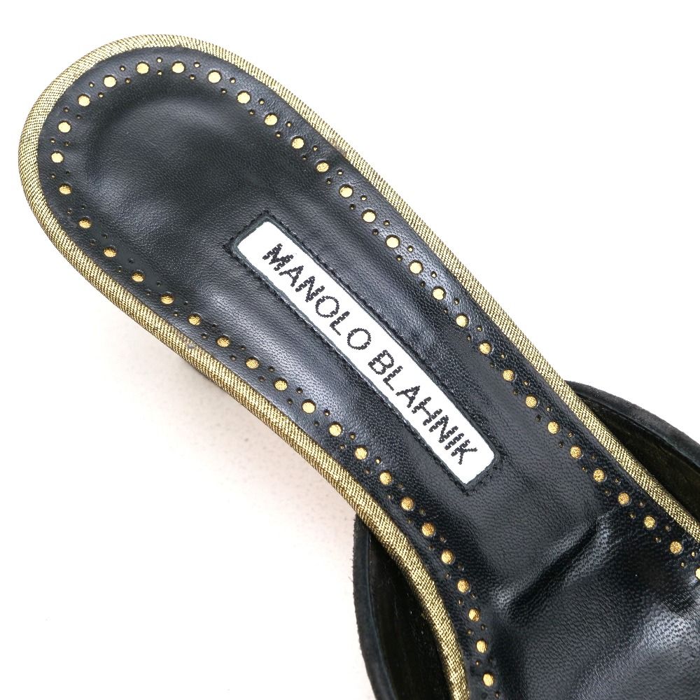 MANOLO BLAHNIK マノロブラニク MAYSALEBI ミュール サイズ38