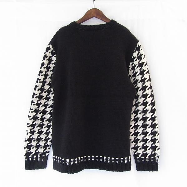 anc カネコイサオ KANEKO ISAO ニット・セーター 黒 白 千鳥格子