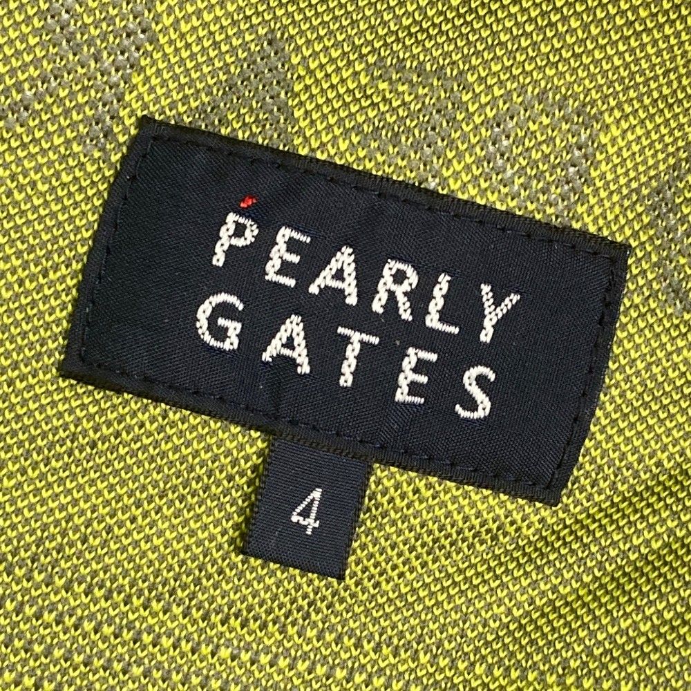 サイズ：4 PEARLY GATES パーリーゲイツ  ジョガーパンツ ロゴ 総柄 イエロー系 [240101459611] ゴルフウェア メンズ ストスト サイズ：4 PEARLY GATES パーリーゲイツ ジョガーパンツ ロゴ 総