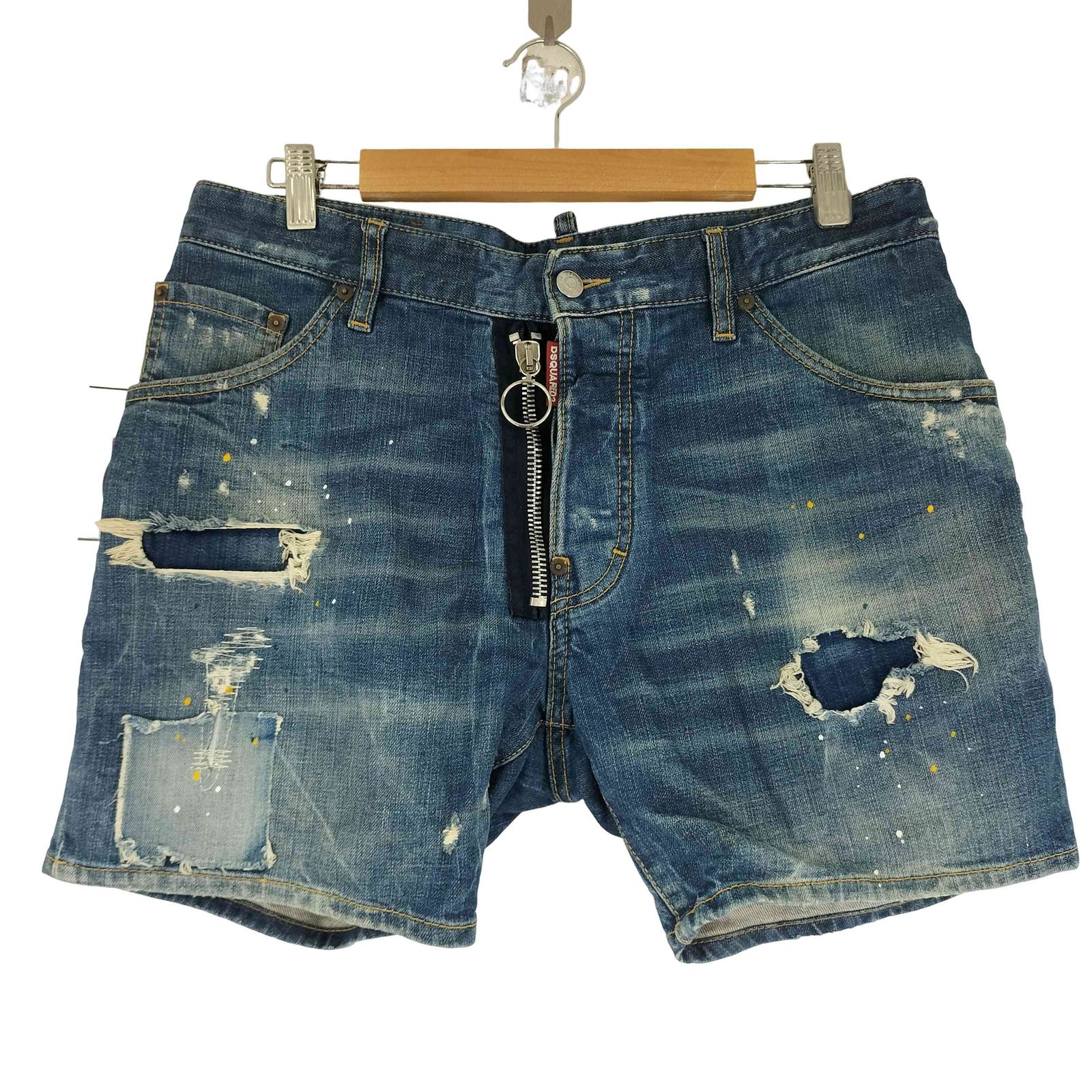 ディースクエアード DSQUARED2 ダメージ加工 デニムショーツ メンズ 48