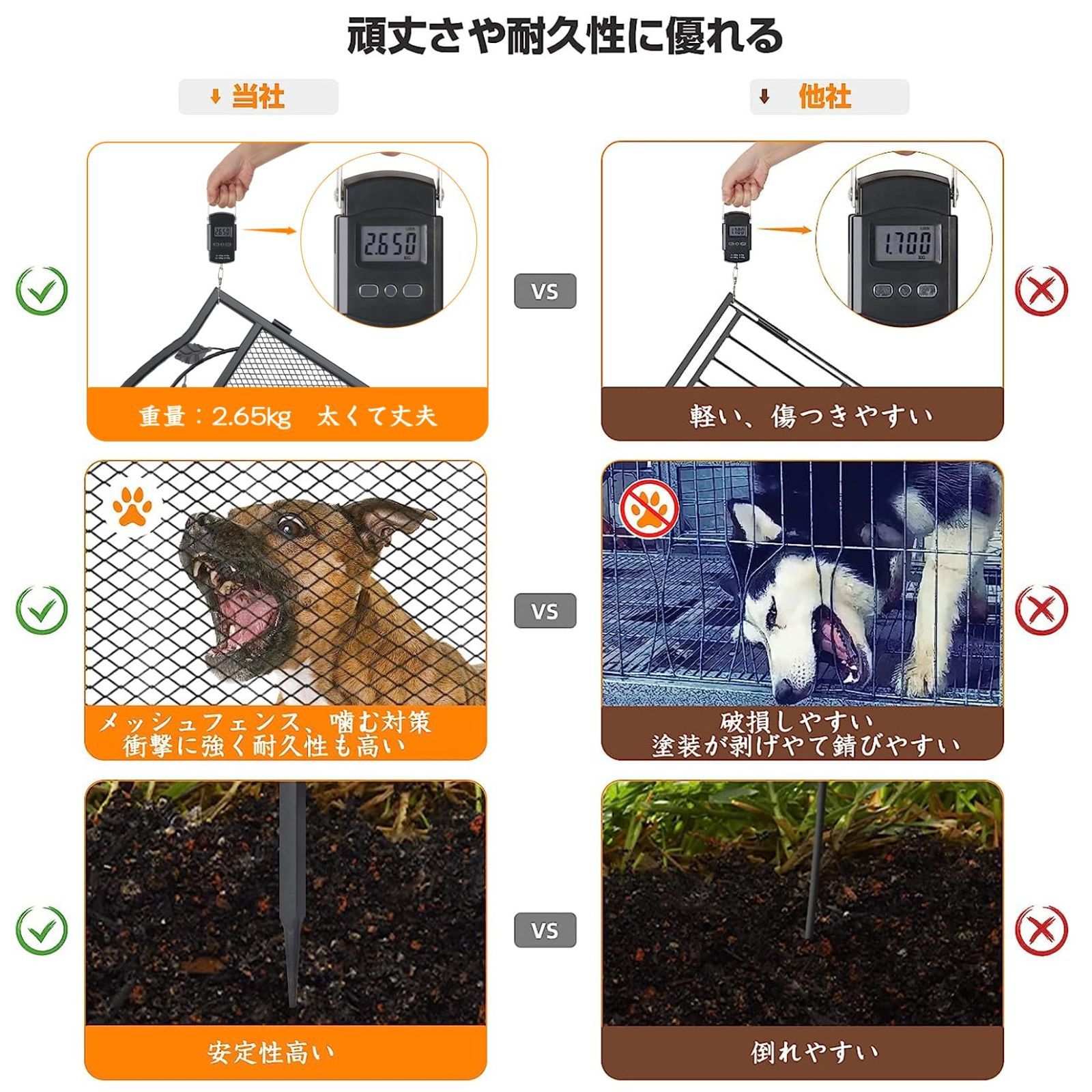 菜園 アイアンフェンス