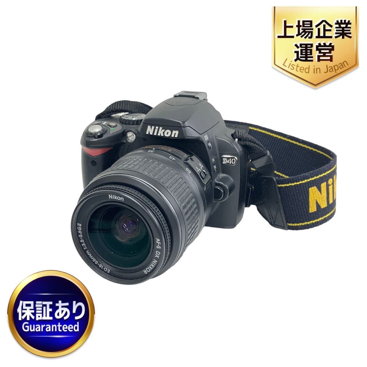 仮】Nikon ニコン D40 AF-S DX NIKKOR 18-55mm 3.5-5.6 G II デジタル一眼レフカメラ 一眼レフ  中古T8993120 - メルカリ