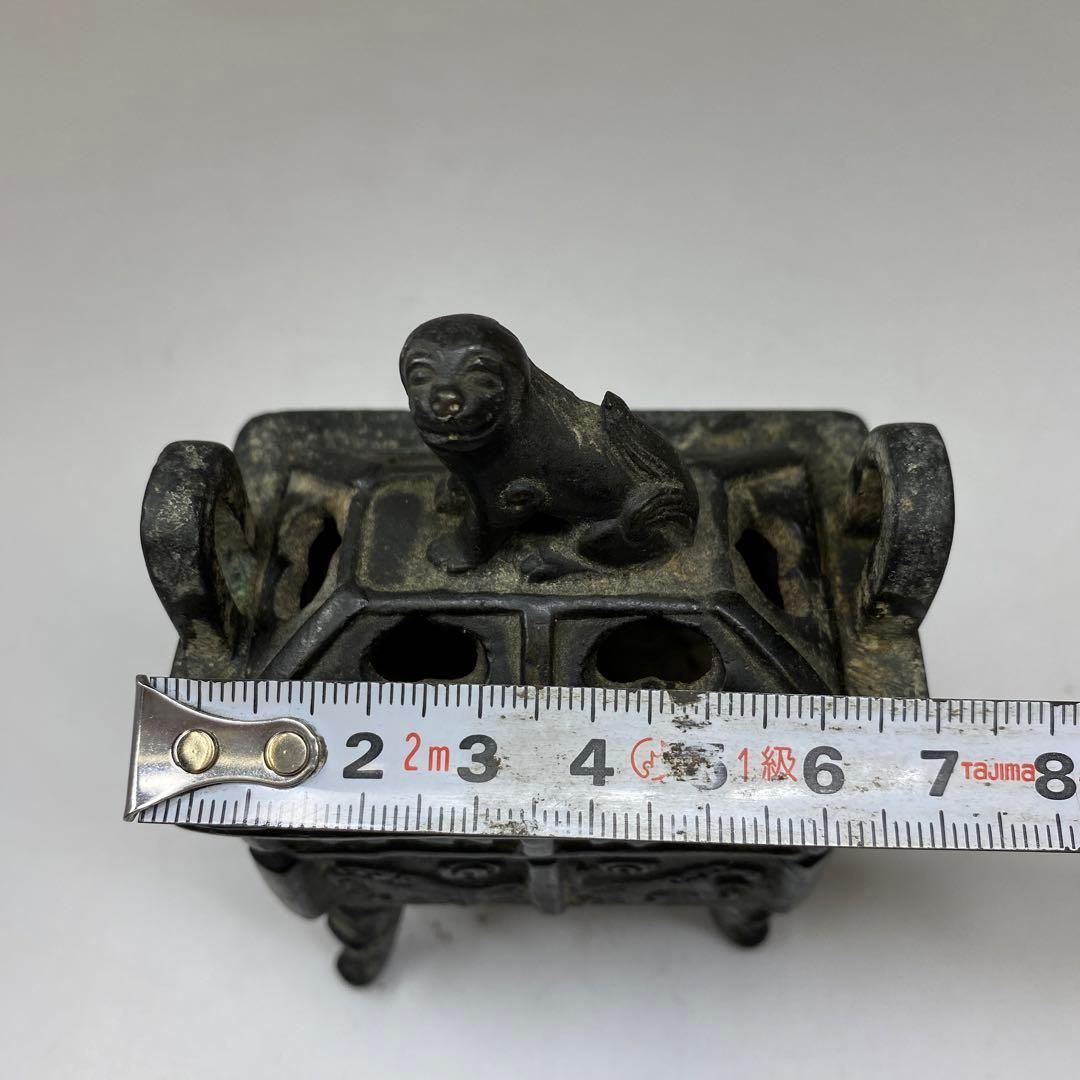 古銅 獅子香炉