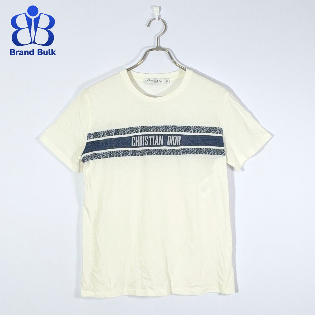 【美品】Dior ライン ロゴ Tシャツ コットン ジャージー 美品】 Dior ライン ロゴ Tシャツ コットン ジャージー - メルカリ