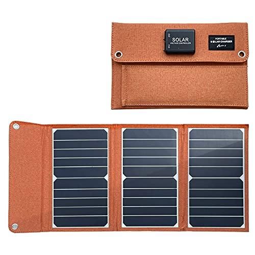 【新品・2営業日で発送】エアージェイ(Air J) ポータブルソーラー充電器 最大出力16W 太陽光で充電できる 最短約2時間でスマホフル充電 AJ-SOLAR16WOR (オレンジ)