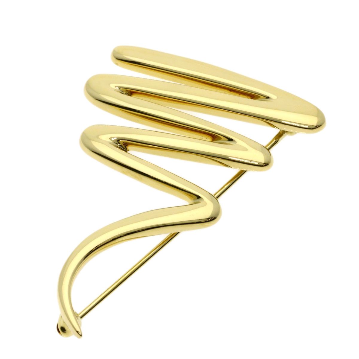TIFFANY&Co. ティファニー スクリブル ブローチ TIFFANY&Co. ティファニー スクリブル ブローチ K18YG レディース