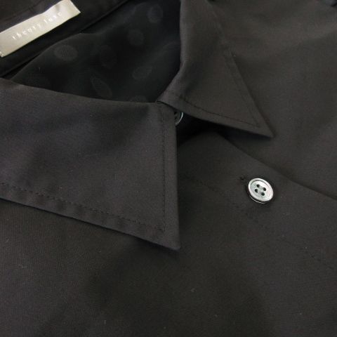 未使用品 セオリーリュクス theory luxe 24AW Francine Milena ドット シアー シャツ ブラウス 透け感 長袖 切替 38 M 黒 ブラック Theory luxe - theory luxe(セオリーリュクス) 長袖シャツ