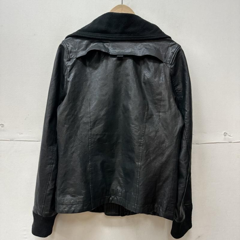 Rick Owens Olmar & Mirta dust silk & leather single button