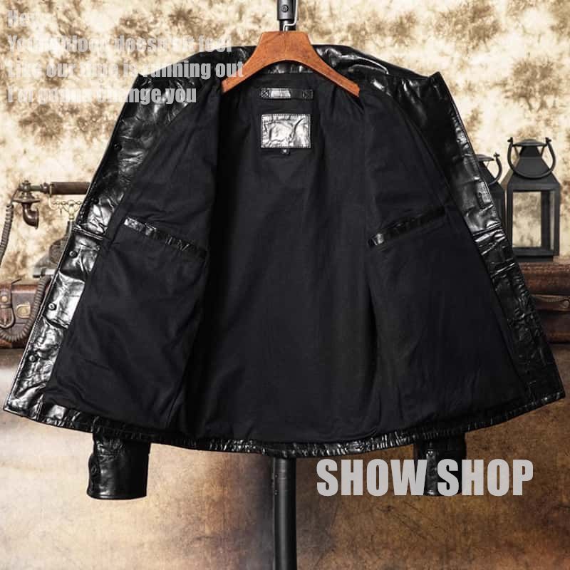 美品 メンズファッション イタリアンレザー 最上質羊革 植物鞣し革  