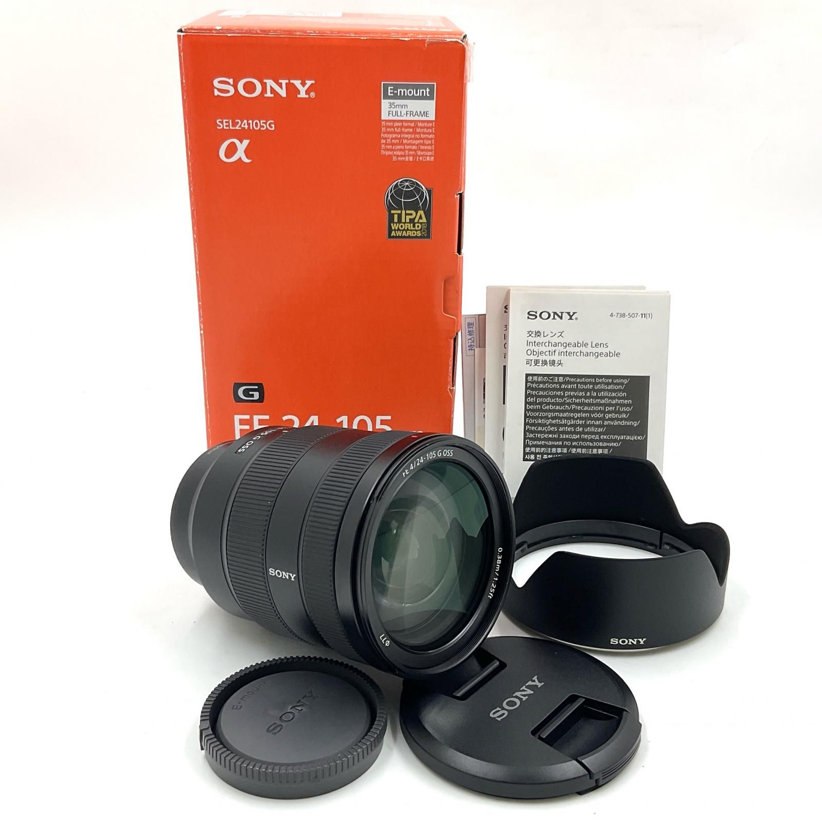 全額返金保証】【最速発送】Sony FE 24-105mm F4 G OSS SEL24105G 動作