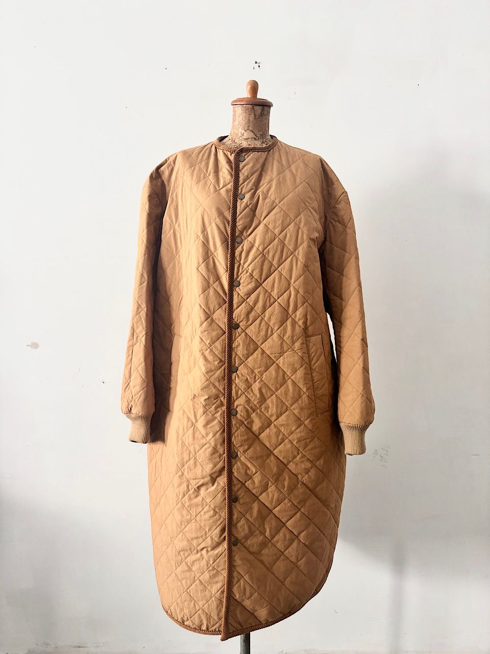オールドマンズテーラー キルティング ロングコート サイズS