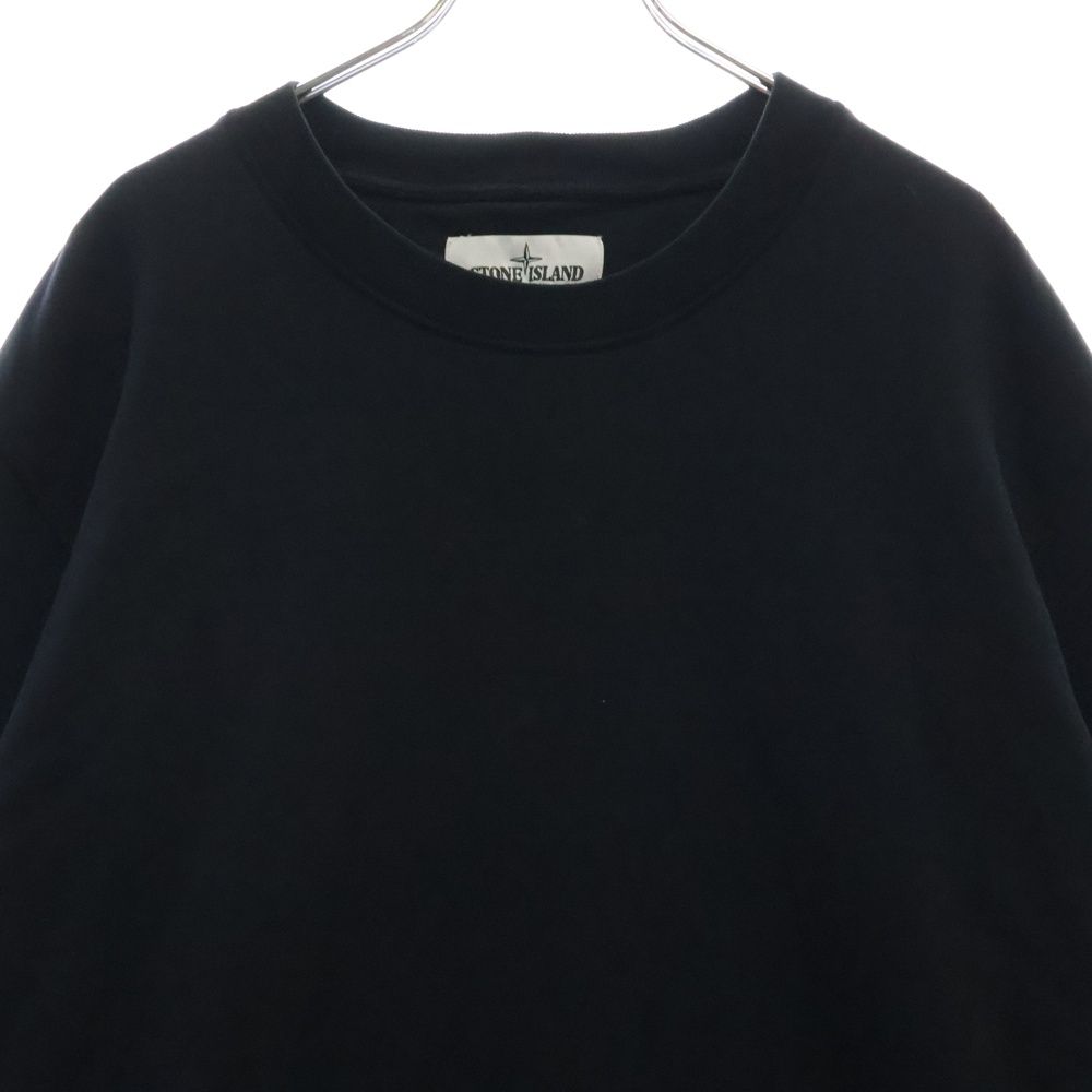 ストーンアイランド黒XXLサイズトレーナースウェット721563051