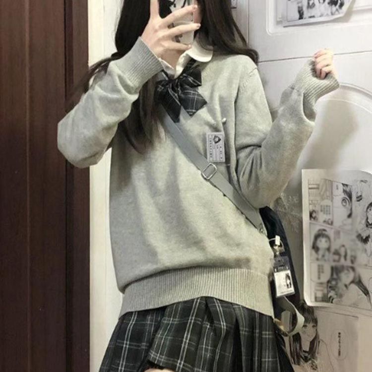 スクールセーター 秋冬 制服 中学生 高校生 学生服 セーター v スクールセーター 秋冬 制服 中学生 高校生 学生服 セーター v