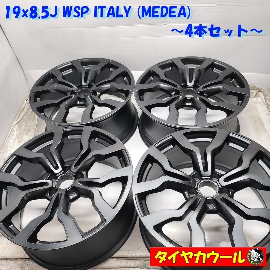 ◆配送先指定あり◆ 19x8.5J WSP ITALY MEDEA 5H -112 アウディ A4 A6 4本セット ～本州 四国は ～
