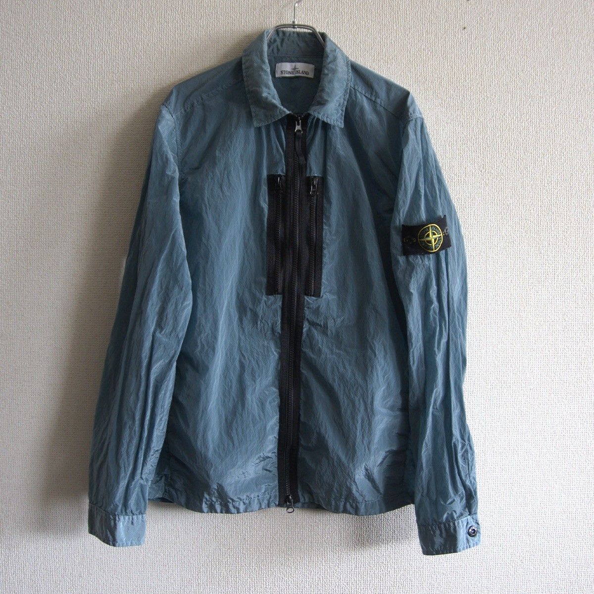 美品】STONE ISLAND【2017SS / Nylon Metal Over Shirt】M