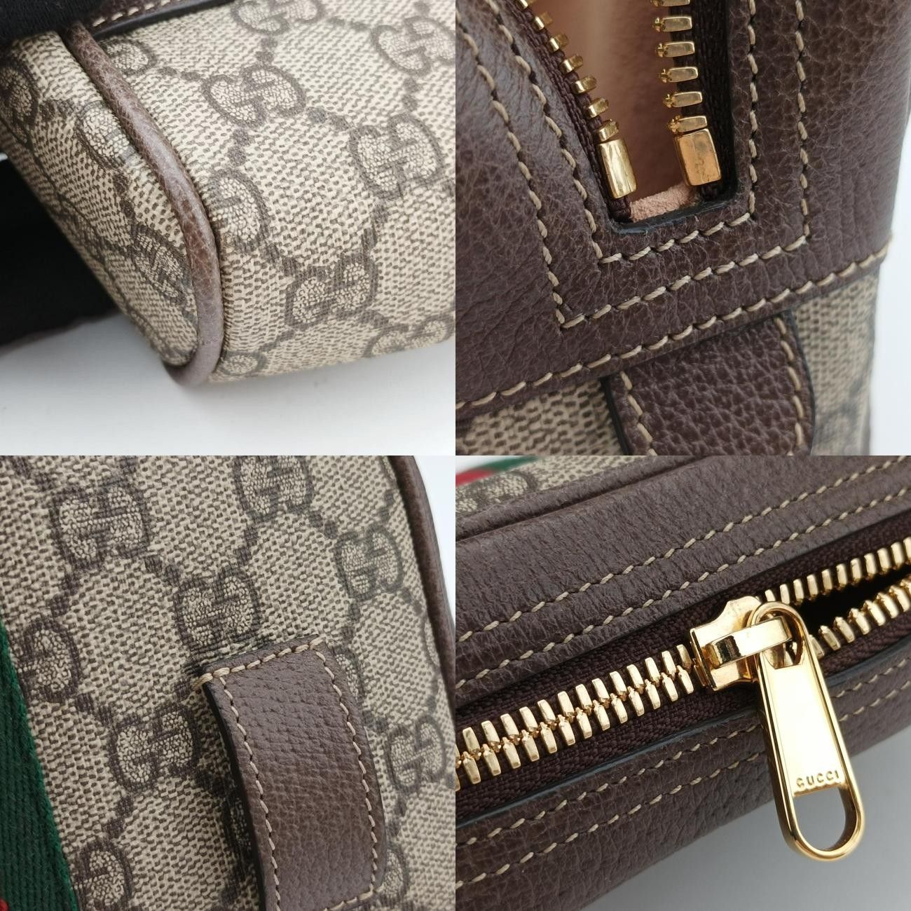 グッチGucciオフィディアカーキPVCコーティングキャンバス517076I024014199
