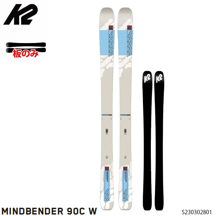 K2 ケーツー スキー板 板のみ 23-24 K2 MINDBENDER 90C W 154cm マインドベンダー90C ウーメン レディース 2025 日本 旧モデル