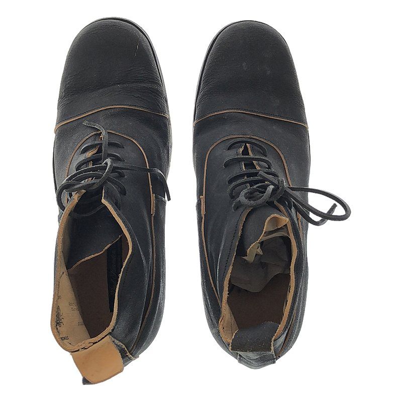 【美品】  Paul Harnden / ポールハーデン | PH7 Balmoral Boot / レザー バルモラル ブーツ | 8 | Black X | メンズ 美品】 Paul Harnden / ポールハーデン | PH7 Balmoral Boot / レザー